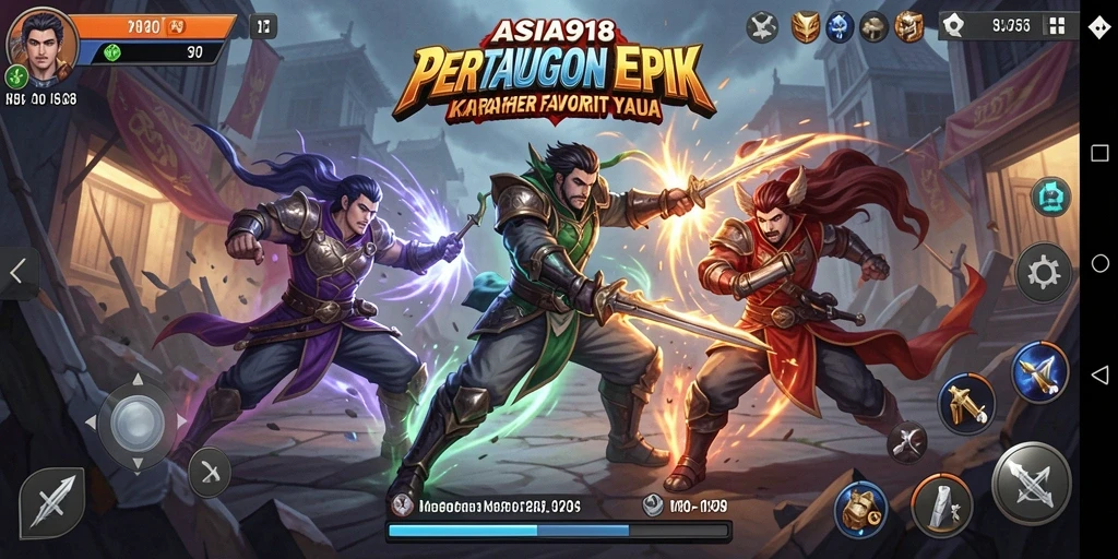 Gameplay ASIA918 dengan aksi pertarungan yang seru