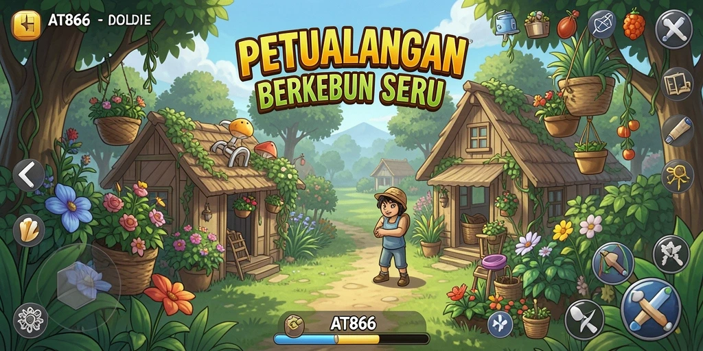 Gameplay berkebun yang seru dan interaktif di AT866.