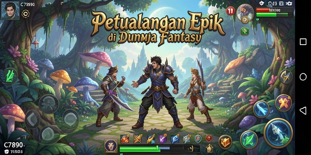 Tampilan gameplay C7890 yang penuh aksi dan tantangan menarik.