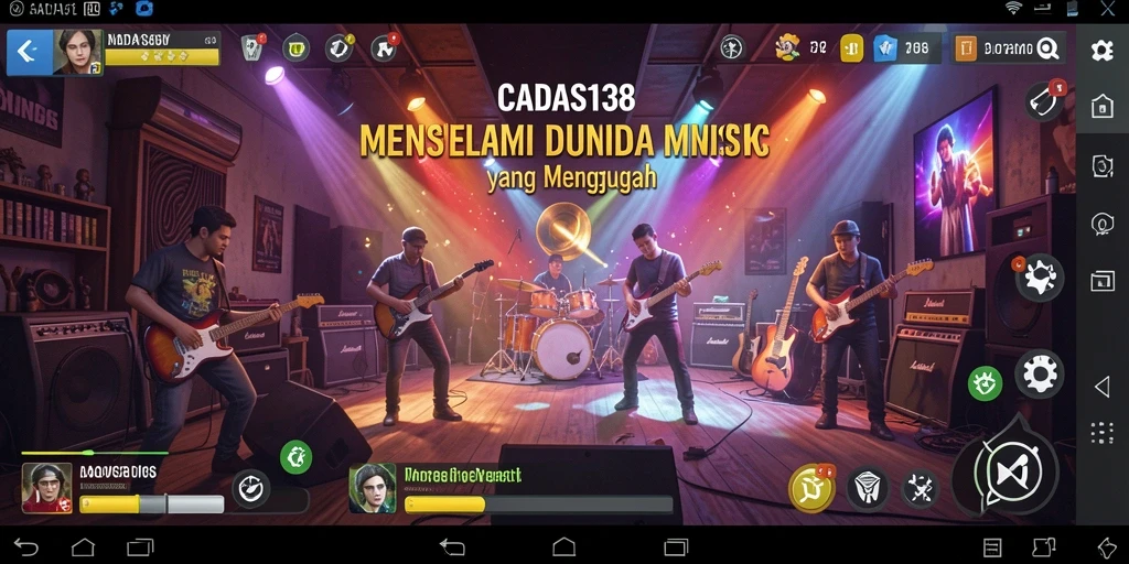 Screenshot utama CADAS138 menampilkan gameplay interaktif yang menyenangkan.