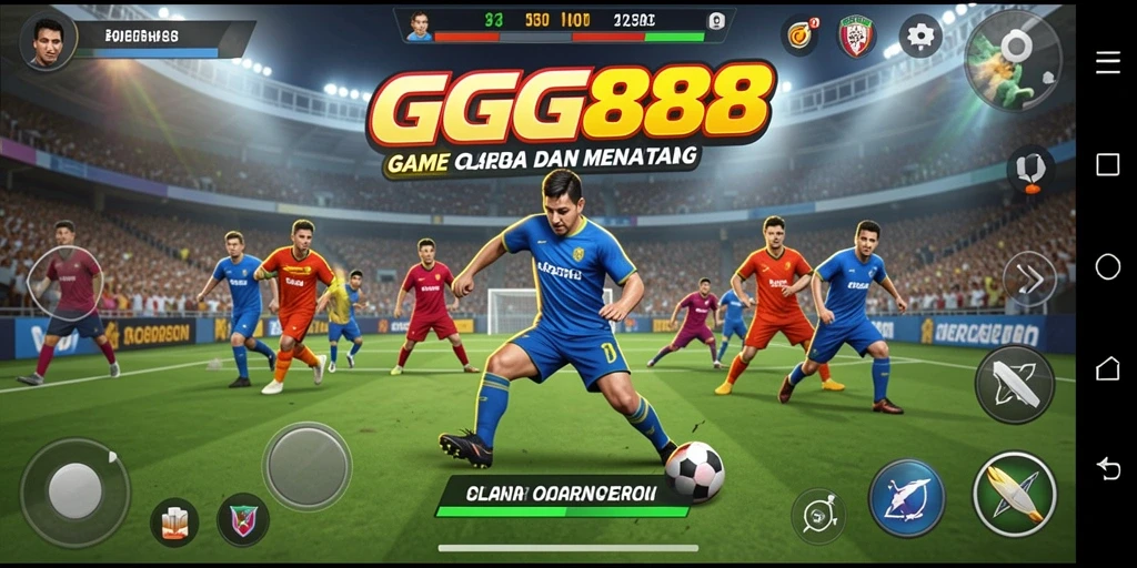 Screenshot gameplay GGG888 menampilkan aksi seru dalam olahraga.