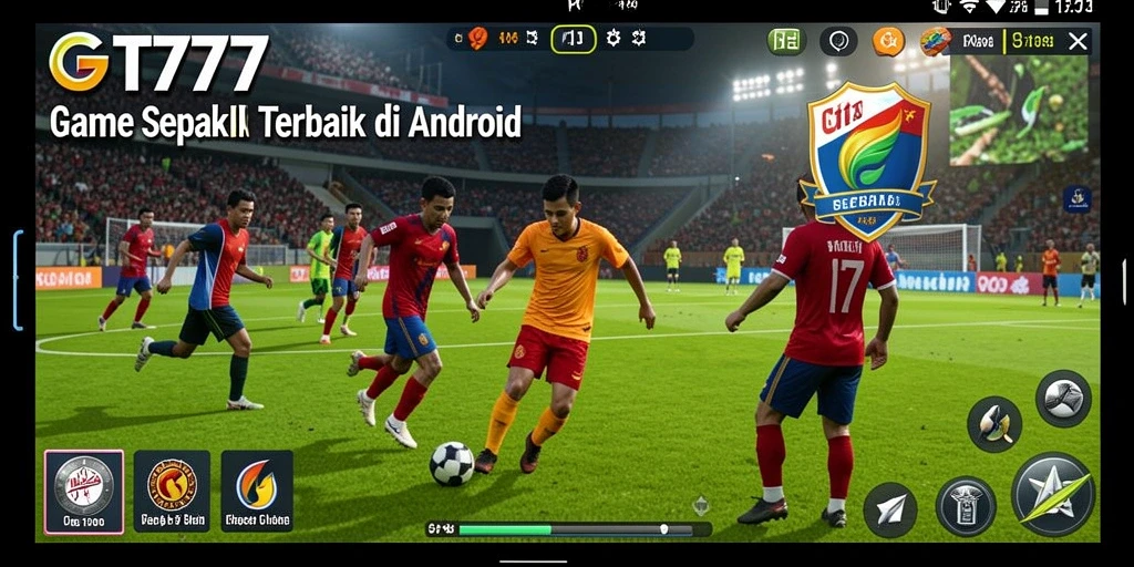 Tampilan gameplay GT777 yang mendebarkan dalam laga sepak bola.