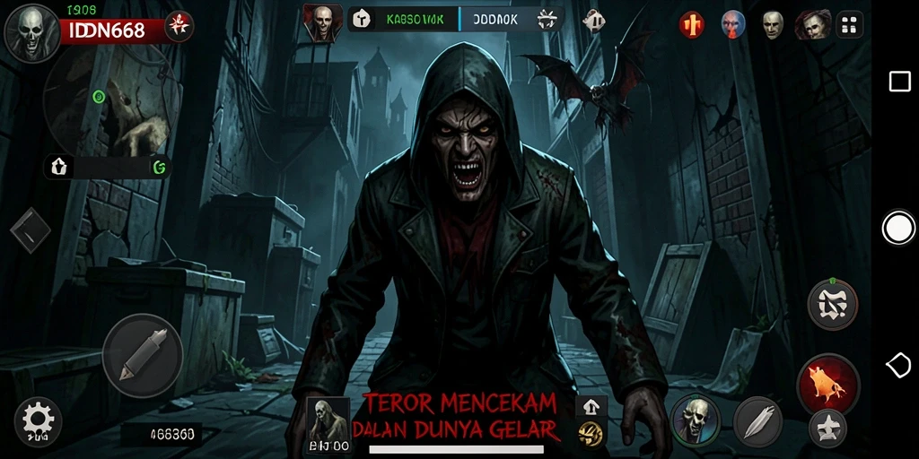 Screenshot IDN668 menunjukkan momen menegangkan dari gameplay Horror.