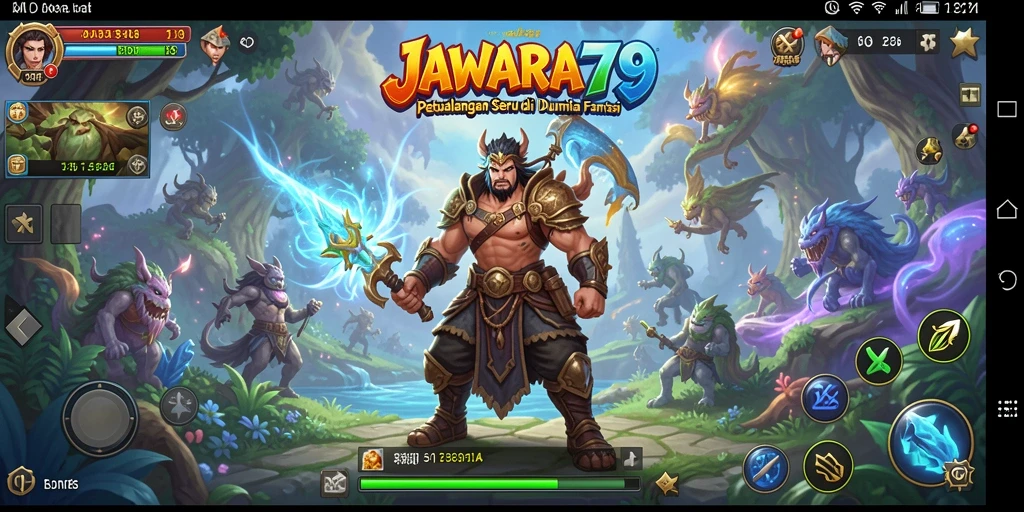 Tampilan gameplay JAWARA79 yang seru dan penuh aksi.