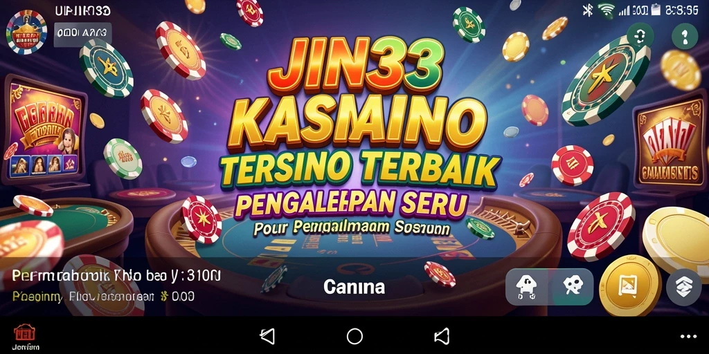 Tampilan gameplay JIN33 dengan suasana Kasino yang menarik dan nyata.
