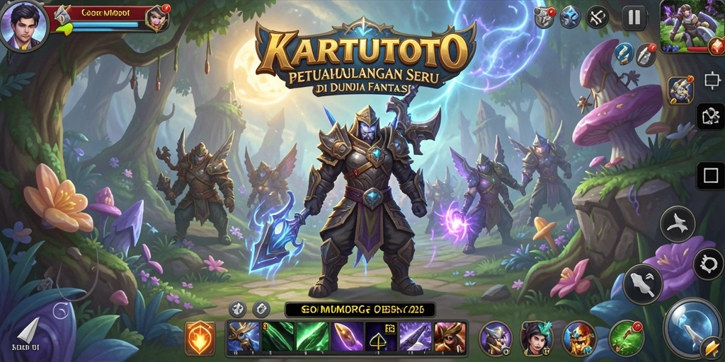 Tangkapan layar KARTUTOTO menampilkan aksi seru dan petualangan di dunia MMORPG.
