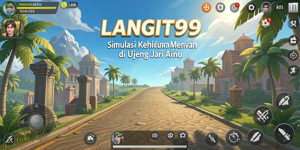 Tampilan gameplay LANGIT99 yang menakjubkan dan interaktif.