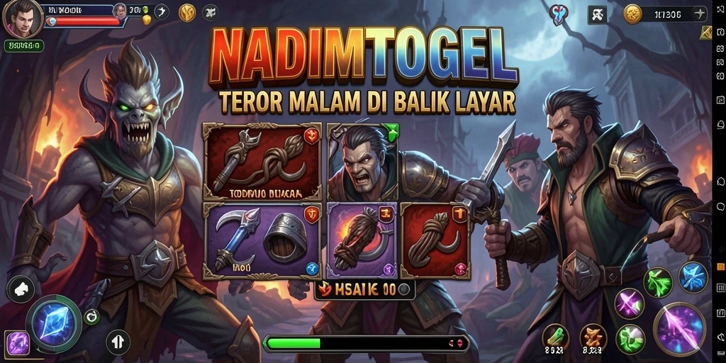 Gameplay NADIMTOGEL yang menegangkan dan mencekam.