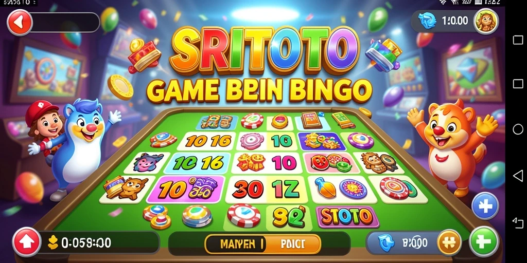 Tampilan gameplay Bingo yang seru dan interaktif di SRITOTO.