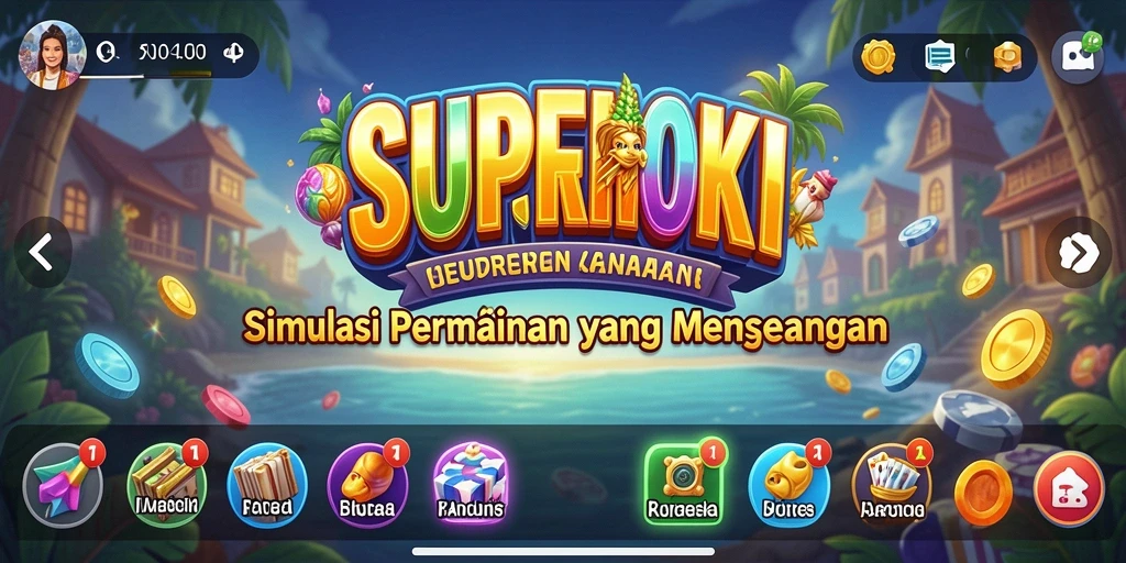 Tampilan gameplay menarik di game simulasi SUPERHOKI.