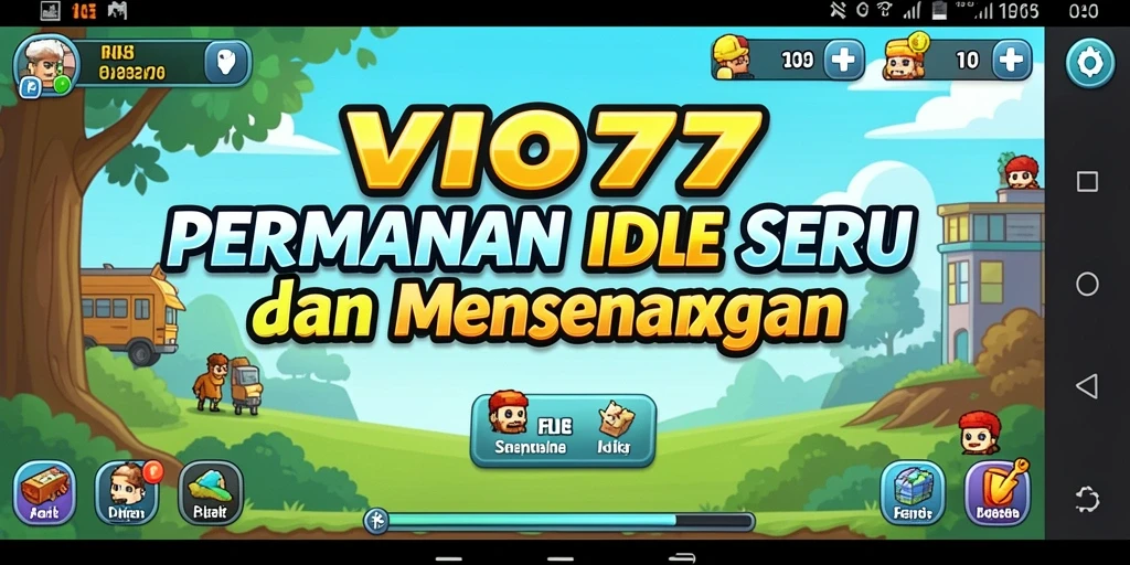 Screenshot gameplay VIO77 menampilkan aksi seru dalam permainan Idle.